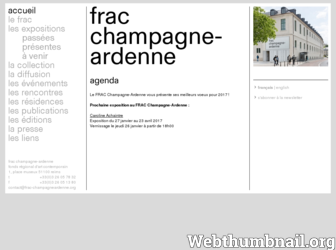 frac-champagneardenne.org website preview