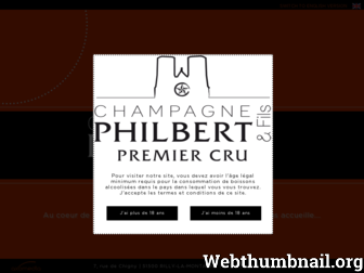 champagne-philbert.com website preview