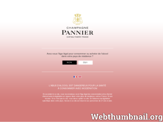 champagnepannier.com website preview