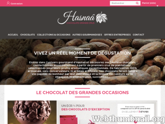 boutique-hasnaa-chocolats.fr website preview