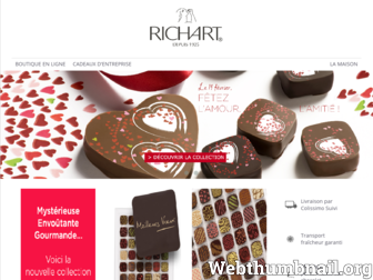 chocolats-richart.com website preview