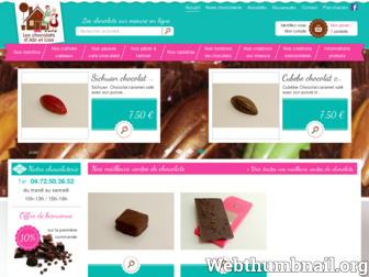 chocolat-abi-lisa.com website preview