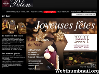 pelen.fr website preview