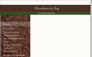 chocolateriedupecq.com website preview