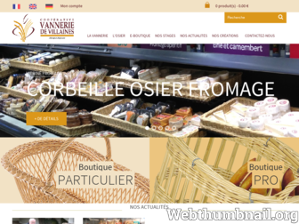 vannerie.com website preview