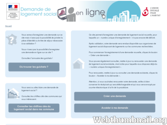 demande-logement-social.gouv.fr website preview