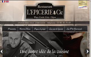 restaurant-lepicerie.fr website preview