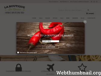 laboutiquedemarius.fr website preview