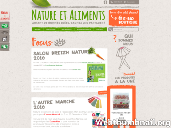 nature-aliments.com website preview