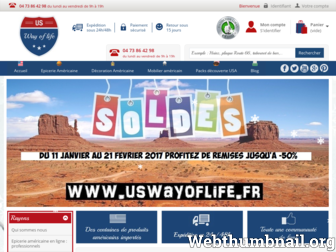 uswayoflife.fr website preview