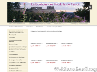 laboutiquedesproduitsduterroir.com website preview