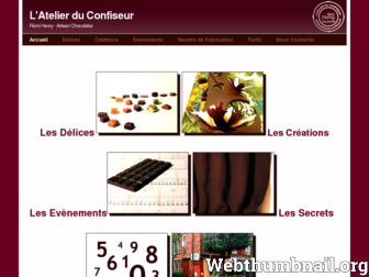 atelierduconfiseur.fr website preview
