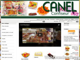 canel-confiserie.com website preview