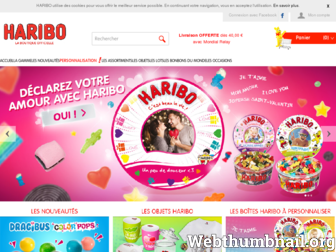 laboutiqueharibo.fr website preview