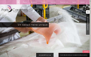 paris-caramels.com website preview