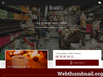 lagrangeauxcafes.fr website preview