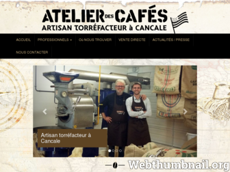 atelierdescafes.fr website preview