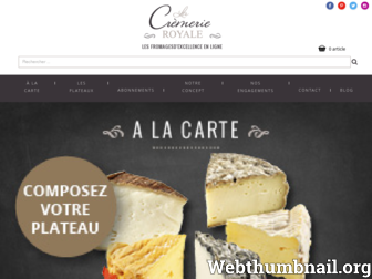 lacremerieroyale.fr website preview