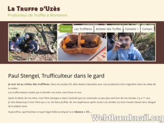 truffe-uzes.com website preview