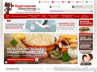 gastronomie-alsacienne.com website preview