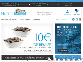 huitre-en-ligne.com website preview