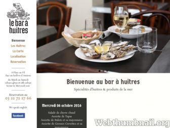 le-bar-a-huitres.fr website preview