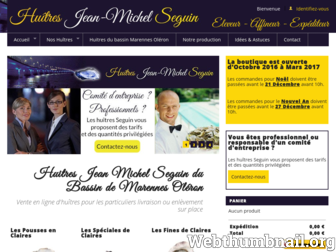 huitres-seguin.com website preview