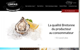 les-huitres-cancale.fr website preview