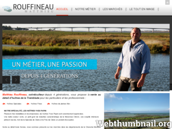 huitres-rouffineau.com website preview