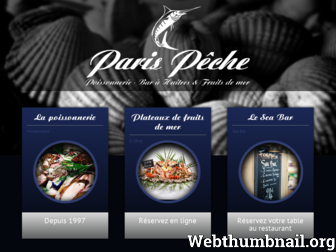 paris-peche.com website preview