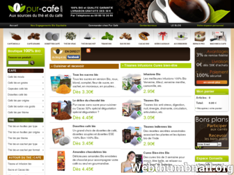 pur-cafe.com website preview
