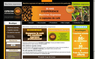 expresso-professionnel.fr website preview