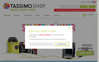 tassimo.fr website preview