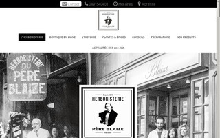 pereblaize.fr website preview