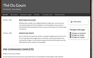 thedugouin.simplesite.com website preview