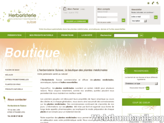 herboristerie-suisse.fr website preview