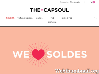 thecapsoul.fr website preview