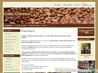 cafeclavreul.com website preview