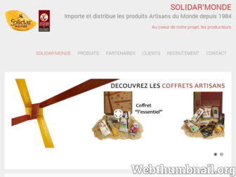 solidarmonde.fr website preview