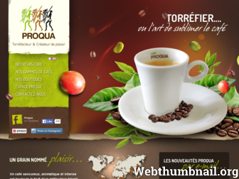 cafe-proqua.com website preview