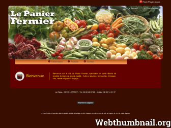 le-panier-fermier.com website preview