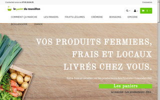 lepanierduroussillon.fr website preview