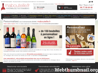 mabouteille.fr website preview