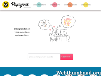 papayoux.fr website preview