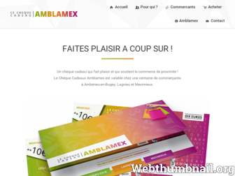 cheques-amblamex.fr website preview