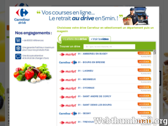 courses.carrefour.fr website preview