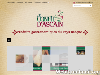 leconfitdascain.fr website preview