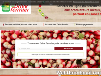 drive-fermier.fr website preview