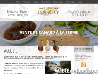la-ferme-barry.com website preview