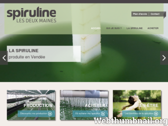 spiruline-l2m.fr website preview